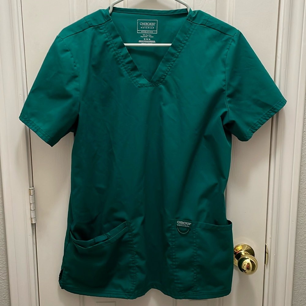Green Scrub Top